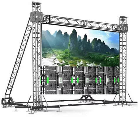 स्टेज रेंटल गतिविधि के लिए 4mx3m P3.91mm डीजे बूथ एलईडी स्क्रीन पैनल
