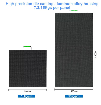 इंडोर 500X1000mm विज्ञापन एलईडी डिस्प्ले स्क्रीन पैनल Pantalla P3 P3.91