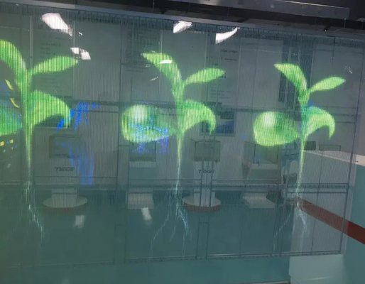 फ्लेक्सिबल सॉफ्ट कर्व्ड इंडोर पीसीबी बोर्ड एलईडी डिस्प्ले स्क्रीन पारदर्शक वॉल माउंटेड