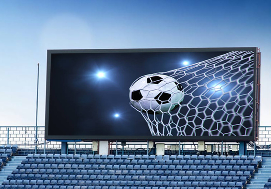 पूर्ण रंग विज्ञापन एलईडी आउटडोर फुटबॉल स्टेडियम परिधि P6.67 P8 P10 एलईडी स्क्रीन डिस्प्ले
